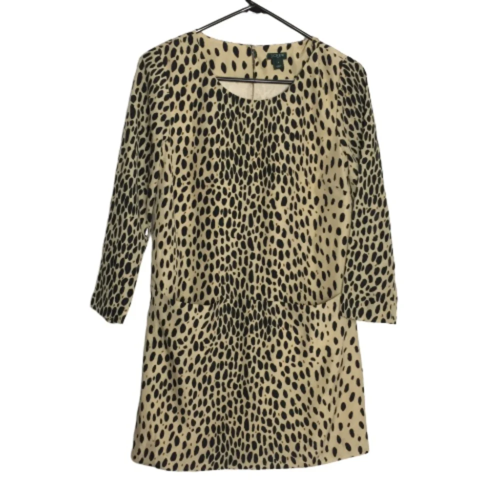 J. Crew Jules Dress in Wildcat Leopard Print